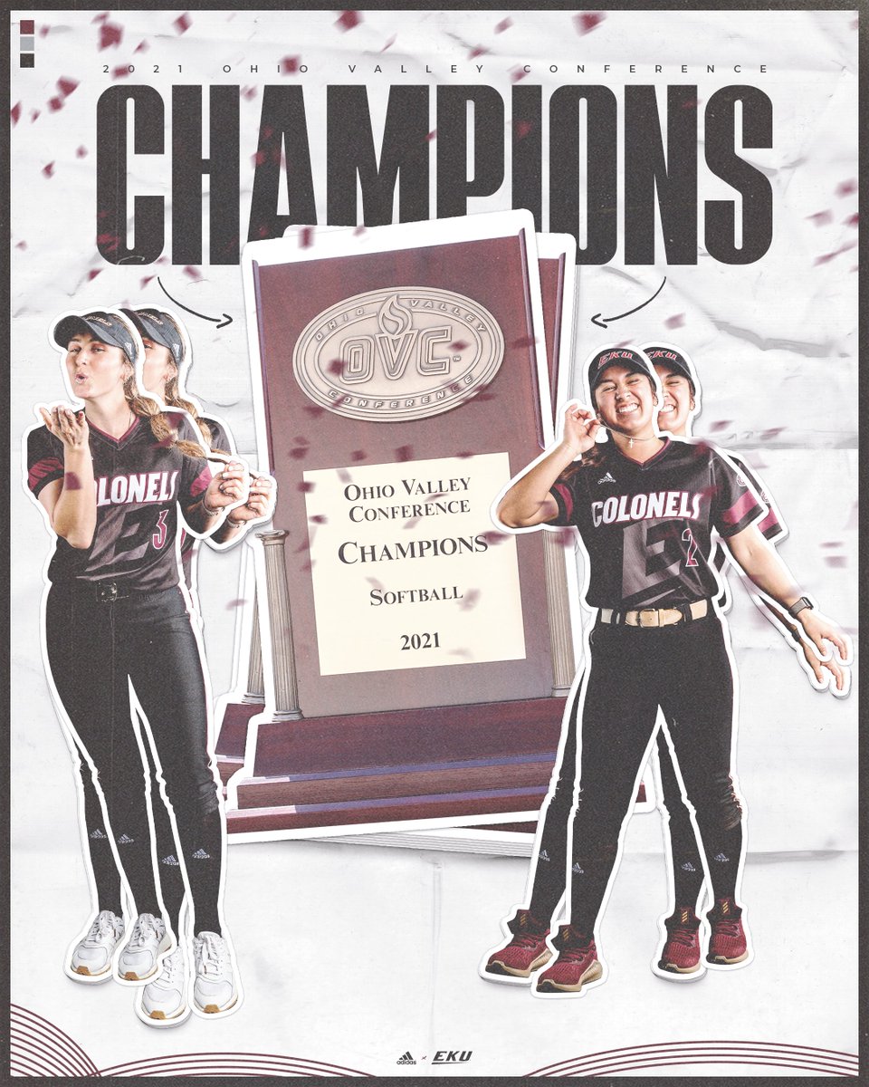 EKU_Softball's tweet photo. 17 years to the day!

We are OVC CHAMPS!!! https://t.co/jZMKGCkAPm