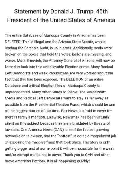 Wow. This is unhinged. I’m literally looking at our voter registration database on my other screen. Right now. We can’t indulge these insane lies any longer. As a party. As a state. As a country. This is as readily falsifiable as 2+2=5. If we don’t call this out...