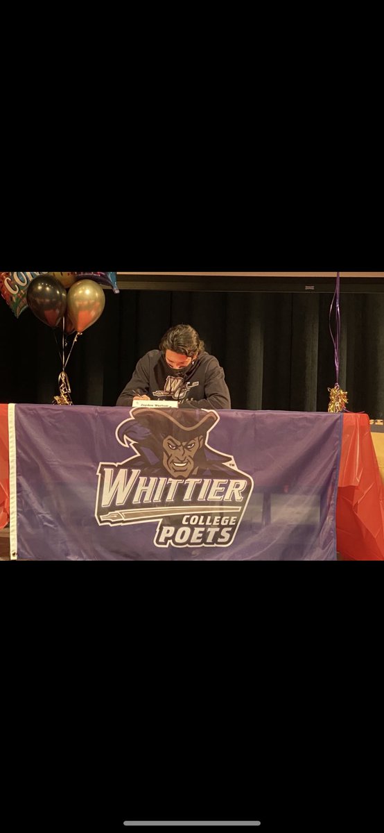 Introducing Jayden Warlum! Jayden is from Aurora, CO and played his high school lacrosse at Regis Jesuit #poets2025 #poetpride #whittieriscoming 🌴😎🥍✒️