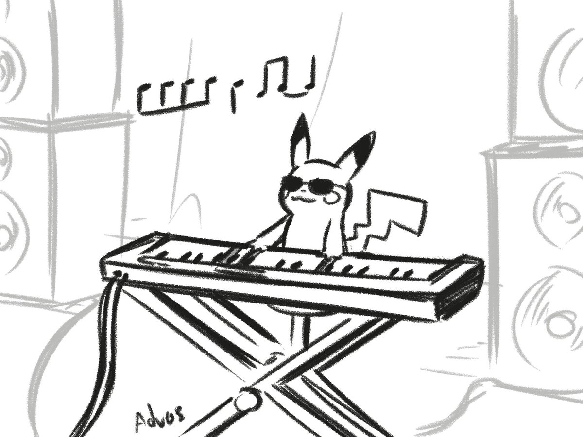 Pikachu on da Keyboard

what will he play 