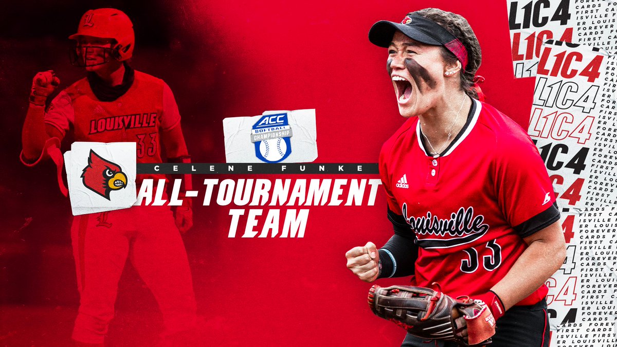 LouisvilleSB's tweet photo. 2-3 at the plate with a run and an RBI. 😤

Celene Funke went out like a 𝐰𝐚𝐫𝐫𝐢𝐨𝐫 and earned 𝐀𝐥𝐥-𝐓𝐨𝐮𝐫𝐧𝐚𝐦𝐞𝐧𝐭 𝐓𝐞𝐚𝐦 honors after her performance against Duke in the ACC Quarterfinals!

#GoCards https://t.co/T6UHqQoulo