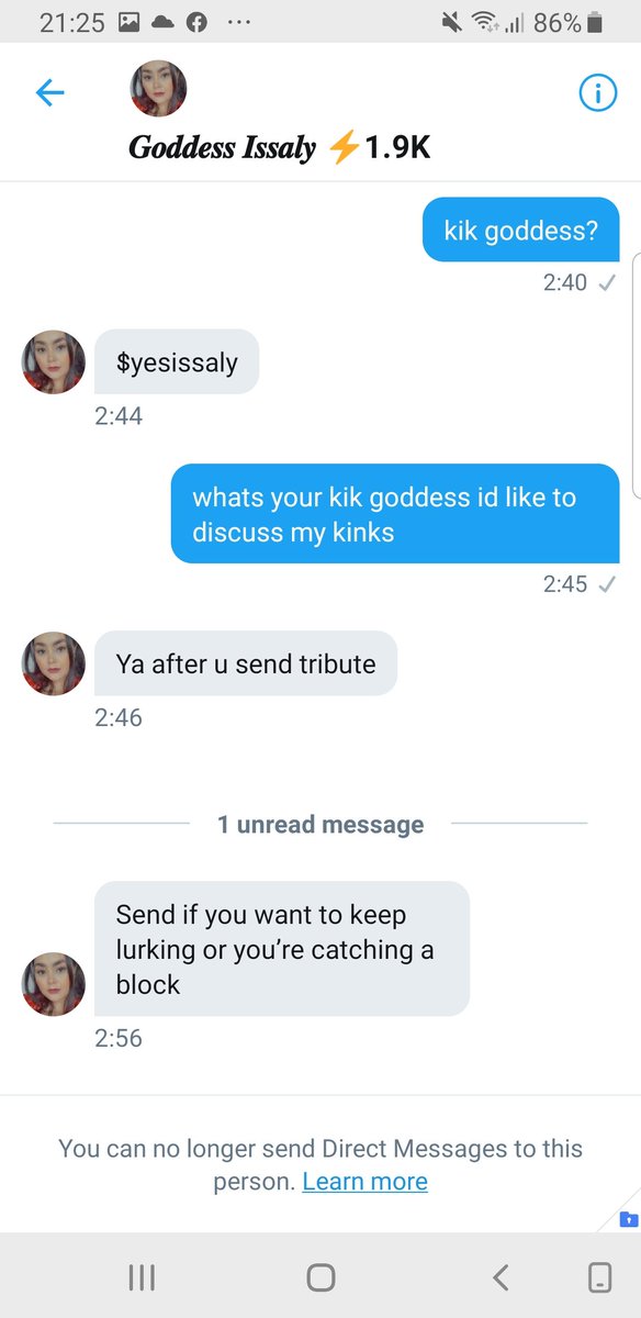 filthypig3's tweet photo. does this actually work? all i did was like her tweets #findom https://t.co/1dL4ecTb23