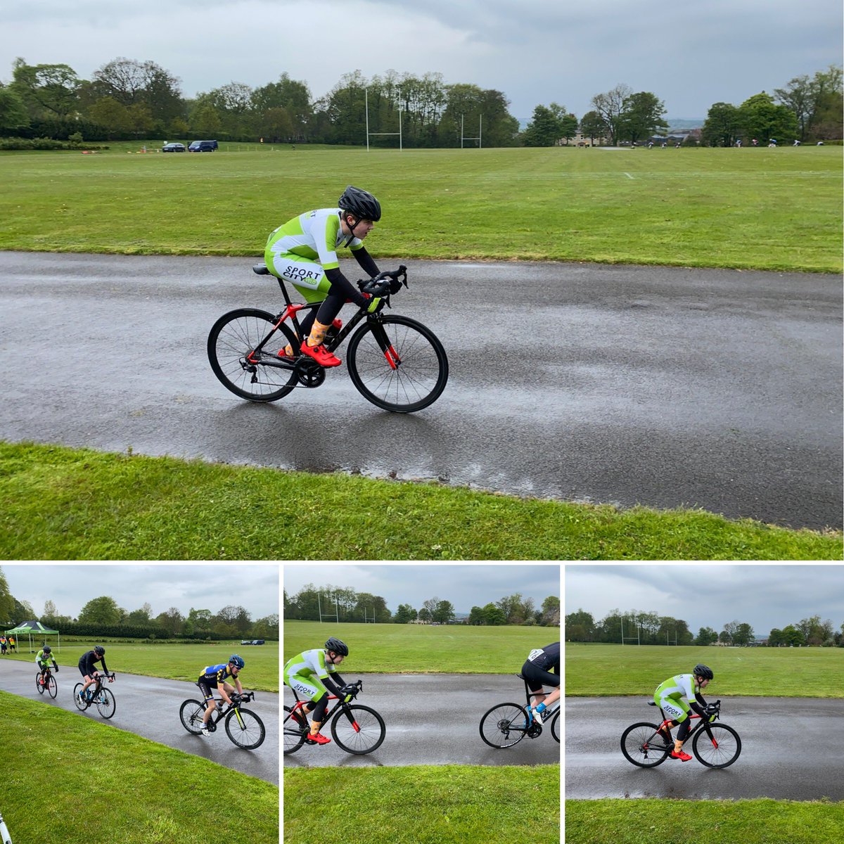 ethan_haughton's tweet photo. Race day today at a mildly moist @ShibdenC No Nonsense crit race 🚴🚴 #getSPOKD #teamspokd #cyclecoaching #SportCity #escv #cyclerepair #strava #stravacycling #cycling #cyclinglife #bike #cyclingphotos #bikelife #roadbike #ciclismo #cyclist #bicycle #roadcycling #instacycling https://t.co/9M6nX0f3r3