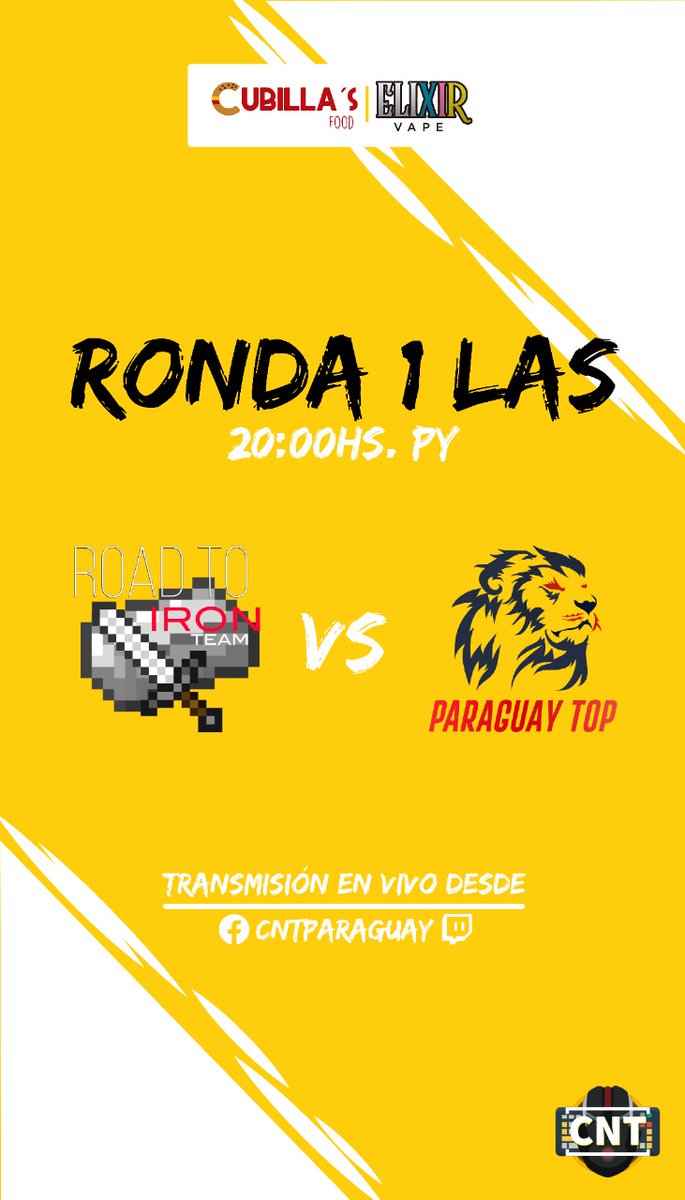 Este día el equipo medirá su potencial contra el equipo paraguayo de "Iron Team", a las 20:00hs. nacional, esperamos llegar a un buen resultado.
Pueden seguirlo en sus redes como:
instagram.com/road_to_iron_p…
