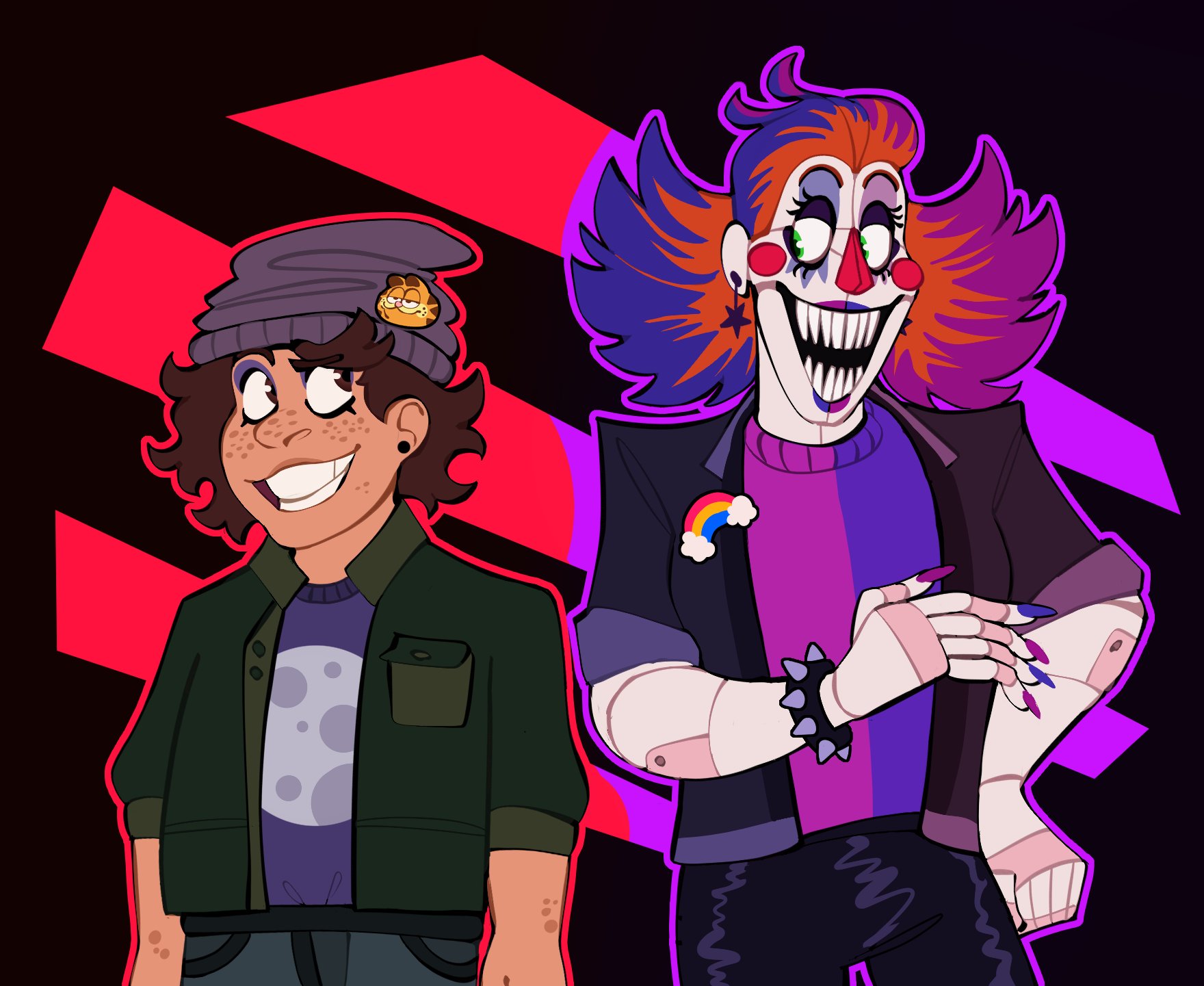 POSS💫🔶 on X: Charlie Emily with Elizabeth Afton!!⚡️ FNaF  TheFourthCloset t.covlMRDXB3oq  X