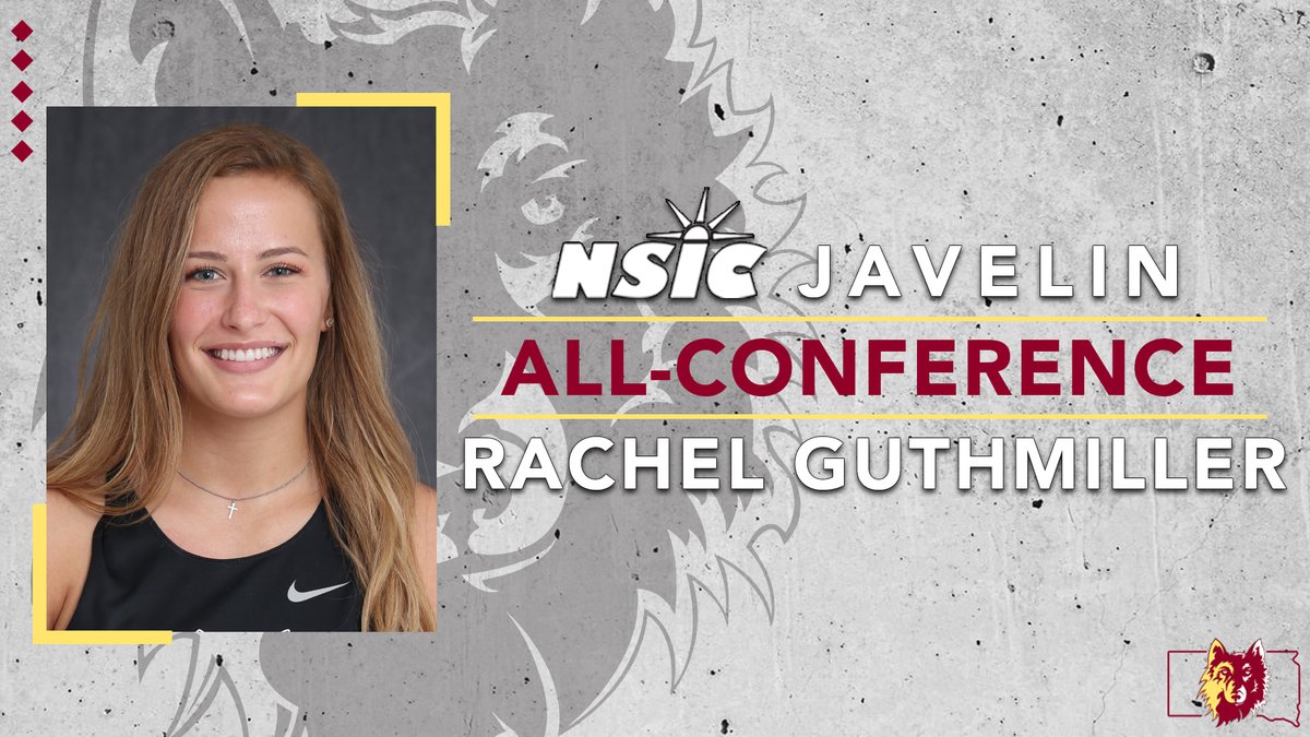 WolvesAthletics's tweet photo. Rachel Guthmiller rounds out the #AllConference awards in the javelin, throwing 38.99m (127-11.00)‼️

#GoWolves🐺 | #maroonNgold🐾 https://t.co/9DS3rxHWYk