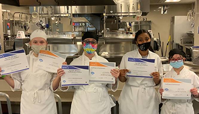 FrancisTuttle's tweet photo. WOO HOO! Several of our #ServiceCareers students recently earned their #ServSafe Certifications! We're so proud of their hard work. #Congratulations to these wonderful individuals! 🎉 https://t.co/D0Faiz9wck