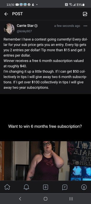 If you sub from Twitter send me a message when you sub that you're from Twitter and receive 12 entires