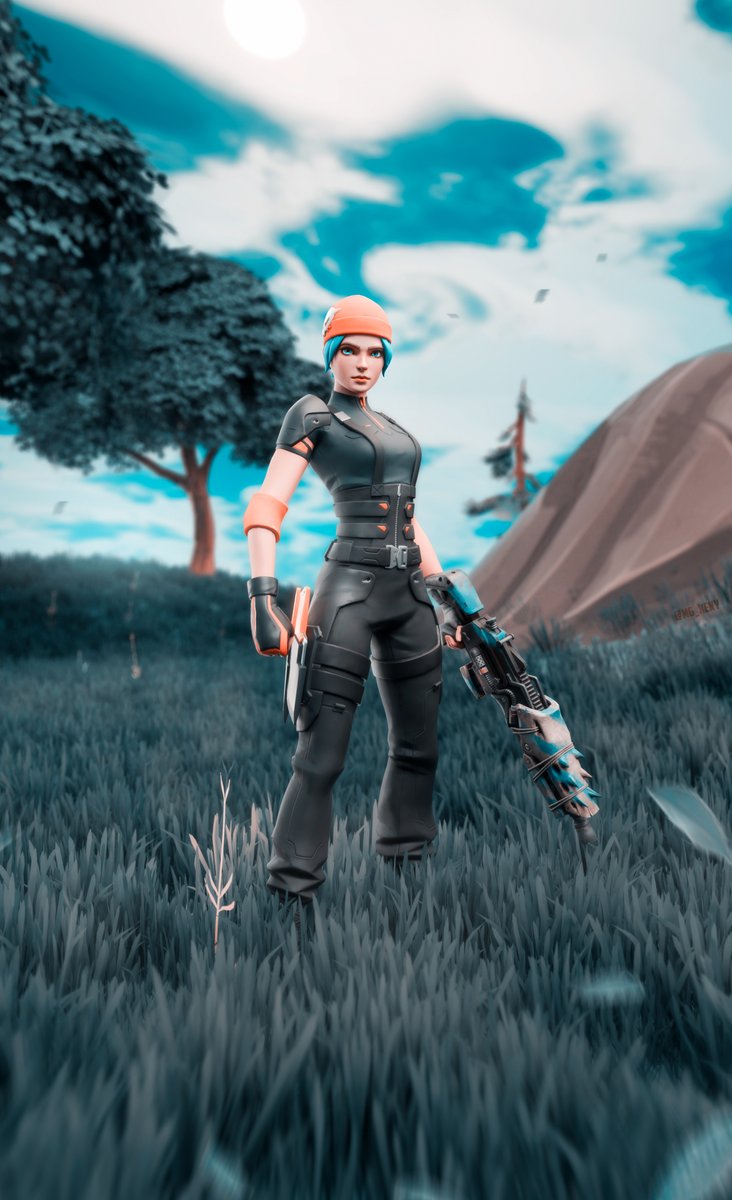 MG_Keny's tweet photo. Stay wild. 

A simple piece to celebrate the end of my exams and my return to commissions and art! #Fortnite #FortniteArt https://t.co/Y9Ilrovq7k
