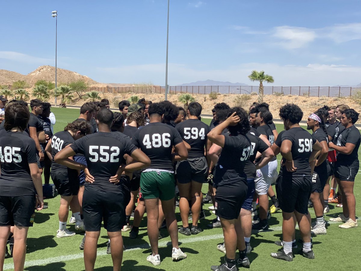Defensive linemen wrapping up their part of the day at <a href="/polynesiabowl/">POLYNESIAN BOWL</a> combine and showcase.