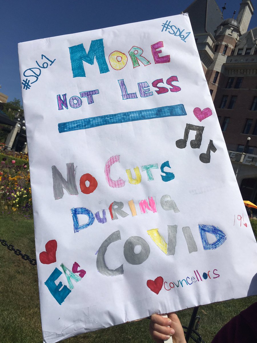 stephhazlitt's tweet photo. #SD61 kids need MORE not less support to get through this pandemic, please @sd61schools let’s pull together &amp; find another way #saynotothebudget @JordanWatters_ @ryanlpainter @angiehentze @wtmferris https://t.co/Lj7kPFn6h3