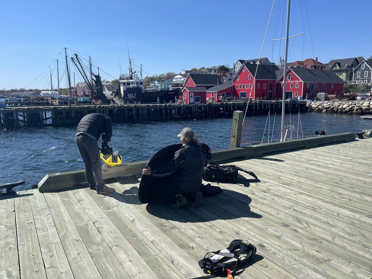 Fun stuff happing from our research station in Lunenburg with Luna Sea Solutions Inc. for the upcoming release of  lunaoceans.app !