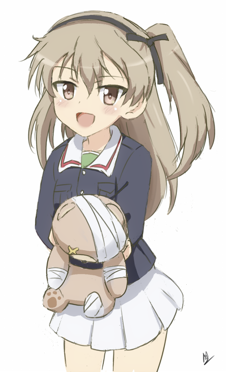 ボコられグマ ,島田愛里寿 「ガルパン パンツァージャケット アリス

#ガルパン 」|MA-2㌠のイラスト