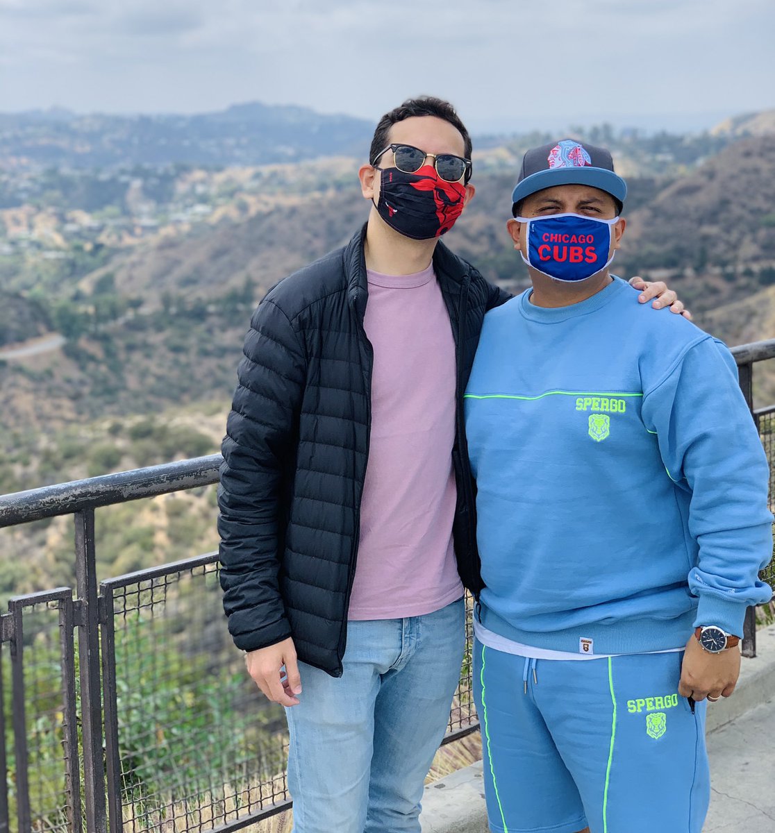 nelsoncarvajal's tweet photo. So happy to welcome my youngest brother Anthony to LA this weekend ππ€
...
#fullyvaxxed #saturdayvibes #ChicagoInLA @AnthonyJQuezada @carriewebb413 https://t.co/FaKqNLZSFW