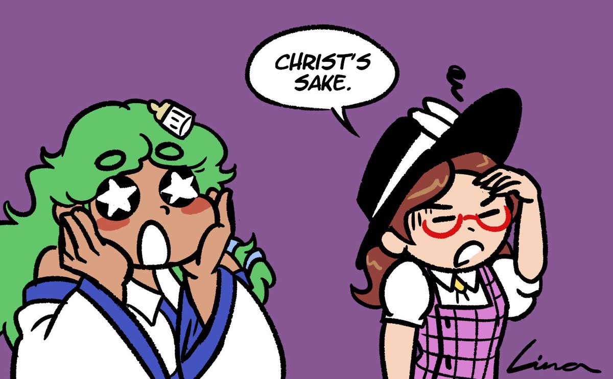 In this episode of The Sanae & Sumi Show: current trends.
#東方Project 