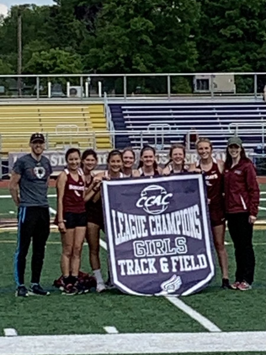 wscabobcat's tweet photo. WSCA Girls T&amp;F are reining champs, hold onto the banner and the title for another year.  CONGRATULATIONS ladies!!   Boys finished a close second to HCS Boys, CSAGH schools take top two on both sides.  CONGRATS all athletes who competed in 2021 CCAC T&amp;F Championships #BobcatProud https://t.co/C14044QZQU
