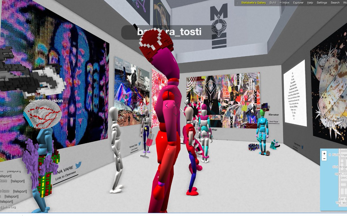 cryptovoxels.com/play?coords=SW…

Here at the first #mothersofethereum show, see!

<a href="/GlaemArt/">glaemart</a>
<a href="/GiselFlorez/">GISELX</a>
<a href="/CrystalPNight/">Crystal Petit 🐝 PARIS</a>
<a href="/spacedivers/">Barbara Tosti #ledgeronvalidatedemotions</a>
<a href="/sorrellkerrison/">SorrellCK</a>
<a href="/ina_vare/">INA VARE🪓</a>
<a href="/GeminiRising13/">♓︎ 𝐠Ẹᵐｉη𝐈 ℝ𝔦𝔰ίŇ𝔤 ♓︎</a>
<a href="/StatiVanesa/">Vanesa Stati (vVs)</a>
<a href="/oculardelusion/">Karen Frances Eng aka oculardelusion</a>
<a href="/BrightLight/">Leah</a>
<a href="/Lelapinmignon/">Lapin Mignon 🐝</a> 
<a href="/KalenIwamoto/">Kalen Iwamoto</a>
<a href="/stellabelle/">Stellabelle 👉🏽 Gigatura</a>
<a href="/missalsimpson/">M I S S A L S I M P S O N</a>
<a href="/enuvesta/">Enuvesta ◑</a>