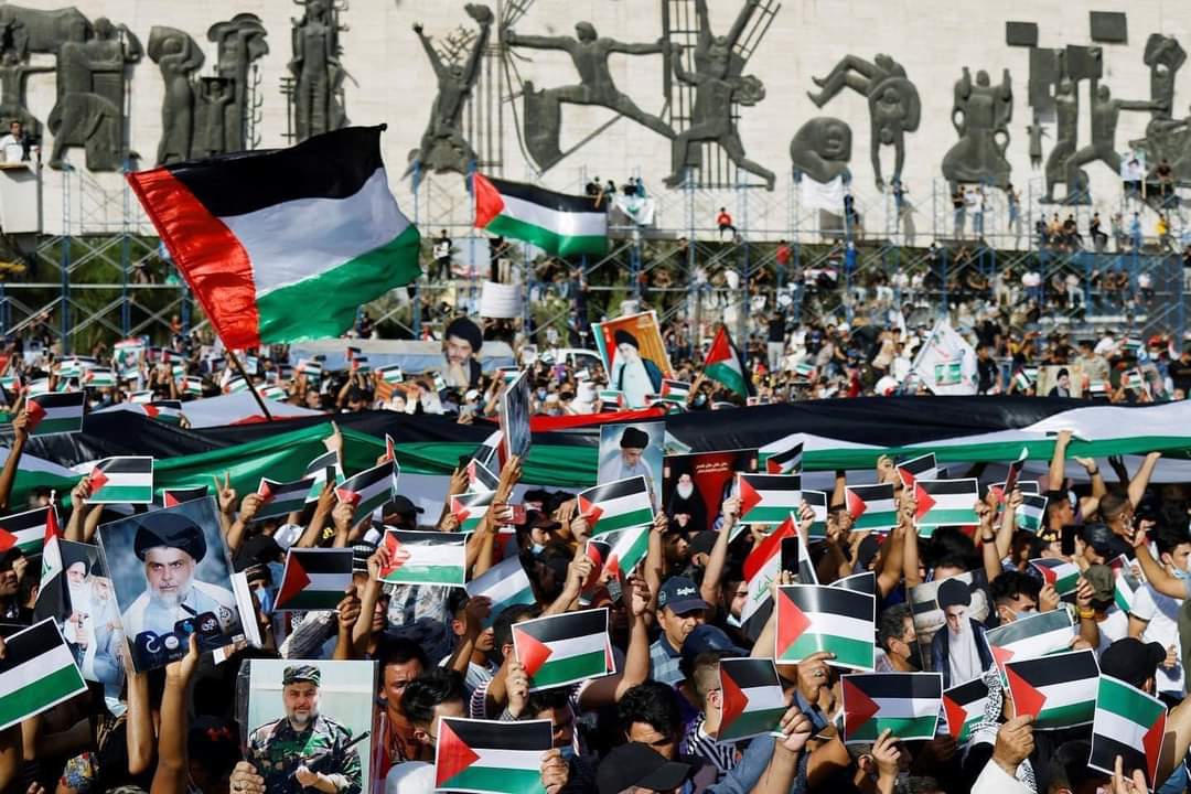 i_am_Taher's tweet photo. On Saturday, Israel targeted a refugee camp in #Gaza where at least 10 #Palestinians were killed.⁠⁠ Protests took place in major cities around the world,including #Doha #Jerusalem #Baghdad #Odayseh #Brussels #London #Paris #Madrid  #Berlin &amp; #WashingtonDC

#FreePalestine 🇵🇸 https://t.co/fdnug9gGCf