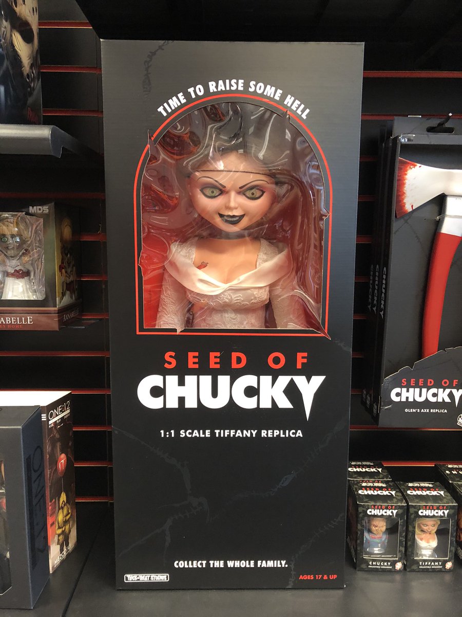 FreakyFindz's tweet photo. The long-awaited Glenn and Tiffany #SeedOfChucky 1:1 #TrickOrTreatStudios scale replica dolls have arrived! Quantities are limited, so pick them up while you can! 
.
.
.
#FreakyFindz #shopsmall #SmallBusinessSaturday #SanMarcos #NewBraunfels #horror #HorrorCommunity #fun #texas https://t.co/4vxVxWe6f4