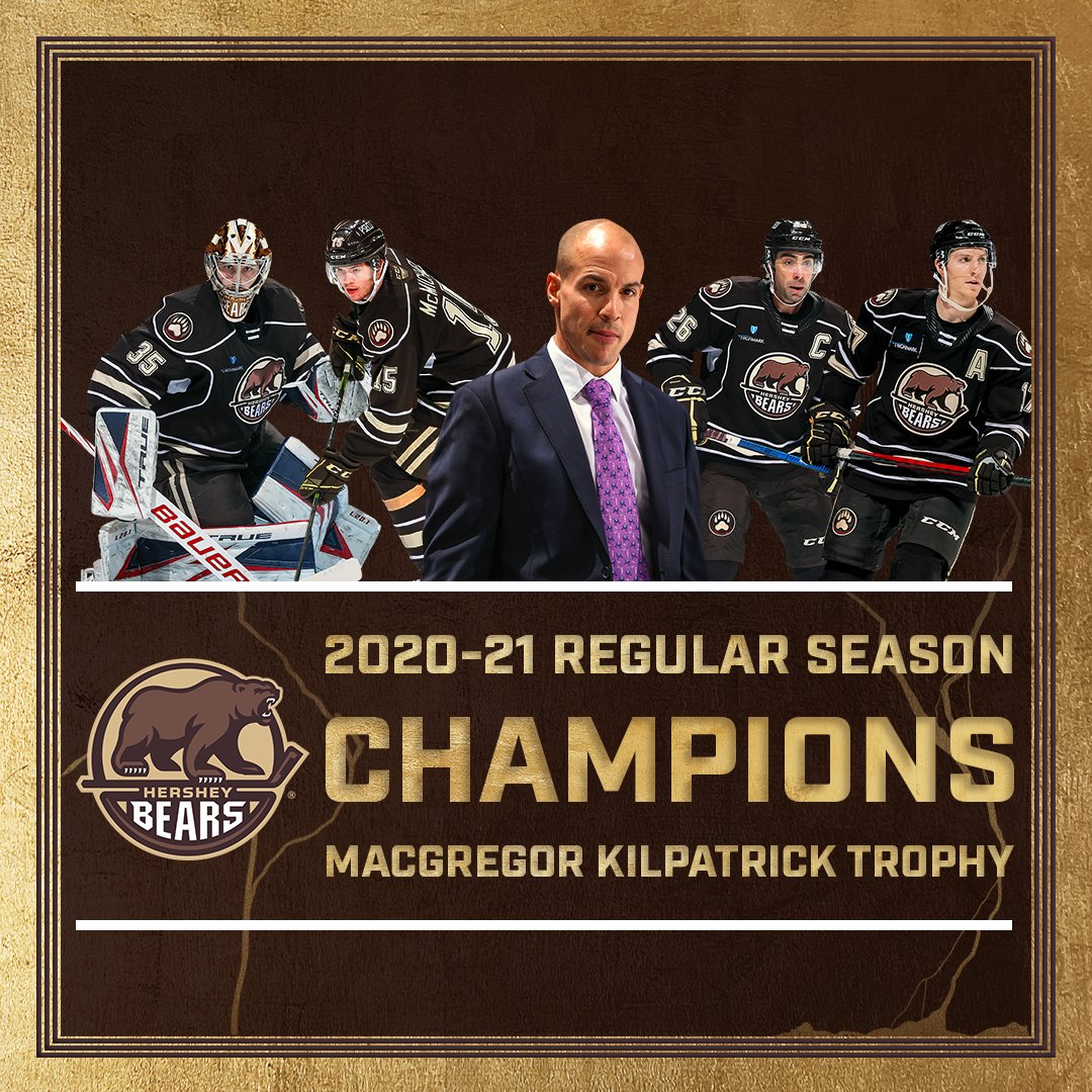 With Toronto's win over Laval, it's now official! We've won the Macgregor Kilpatrick Trophy as the AHL's regular season champions! It's the first time we've won the title since 2009-10.