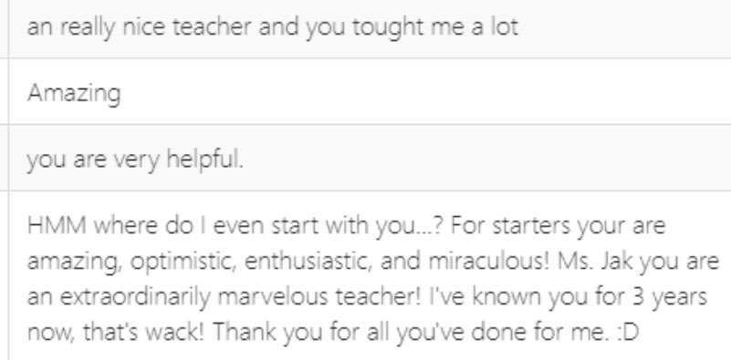 MrsJakubowski3's tweet photo. This is why I woke up on Saturdays to come in to work. I felt their gratitude, but to see it in writing was all the better. #moodboost #lovewhatyoudo #ActUniversity #cmsclicks https://t.co/ErFJYgqbr2