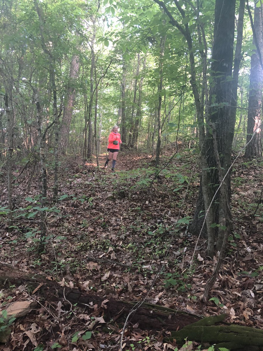 Bob15742780's tweet photo. 7 miles today including run back to car just before the race. My SHW killed it again. She’s determined! Had 2 spills myself, anyone find a kneecap, it’s mine. #Everythinghurts #MountainGoatAdventures #Saturdateday https://t.co/xYGw05mQKw