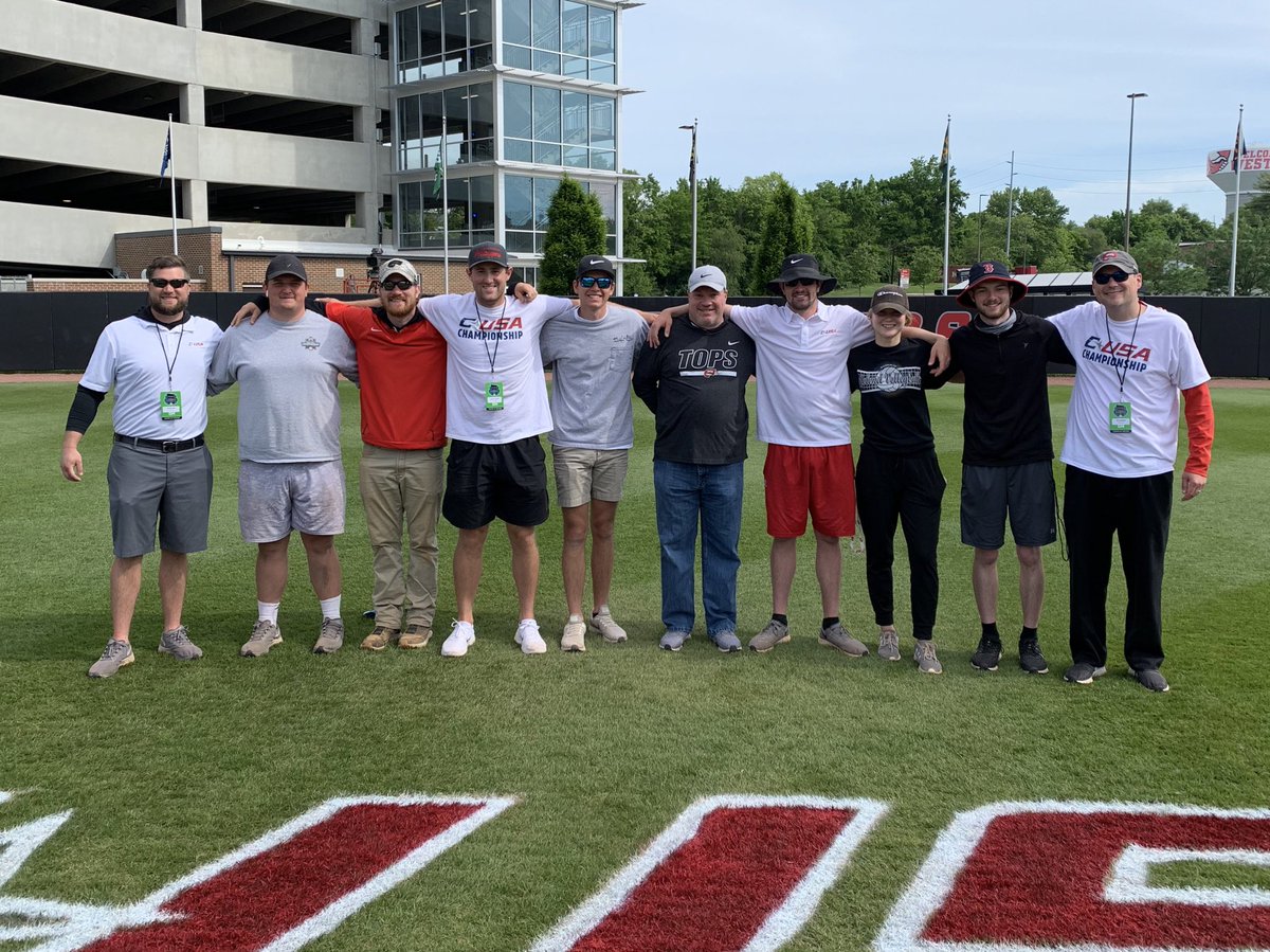 This squad made our Conference USA Softball Championship field and facility look impeccable every single day. Can’t say enough great things about their hard work all year long. A big THANK YOU to our Facilities and Event Mgt folks!