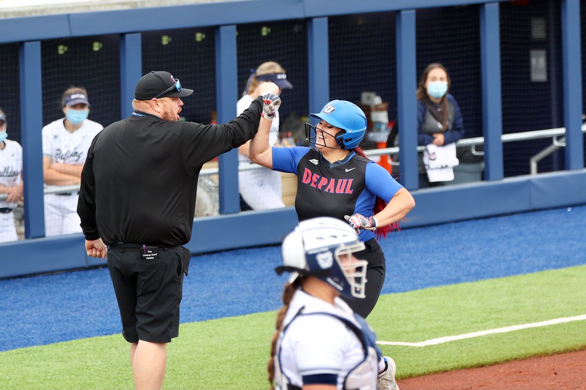 DePaulSB's tweet photo. Congratulations to Jessica Cothern on being named to the #BIGEASTsb All-Tournament Team! 

In two games, Jess batted .667 with four hits and a home run. 

#GRIT https://t.co/thw81AMrLp