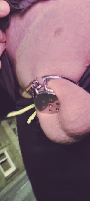 Walked 3 miles in the early hours of the morning with my balls out like this. Lots of passing cars. #chastity<a href="/tag/fridaynight"class="tags"><span>#fridaynight</span></a><a href="/tag/fridayfeeling"class="tags"><span>#fridayfeeling</span></a><a href="/tag/saturday"class="tags"><span>#saturday</span></a><a href="/tag/walking"class="tags"><span>#walking</span></a>