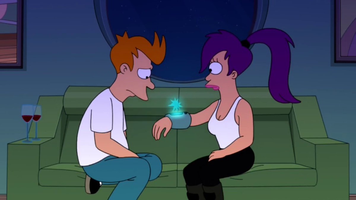 Fry & Leela finally cement their relationship while enjoying some or so...