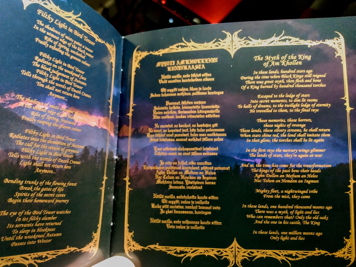 Crypticus's tweet photo. I only like Black Metal if the band dress up like Medieval wizards &amp; it's got a crazy gold-inlayed booklet full of spells &amp; maps &amp; shit. I gotta get that Abigor "Opus IV" feeling from it. #FaustianPact https://t.co/IJRZ3dubD5