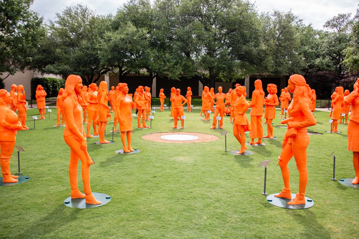 NorthParkCenter's tweet photo. Now on view: @IfThenSheCan - The Exhibit
 
Lyda Hill Philanthropies &amp; NorthPark present a monumental display of more than 120 3D printed statues of real women who work in STEM

Visit the most statues of women ever assembled in CenterPark Garden through October 2021! https://t.co/d6XKByokTi
