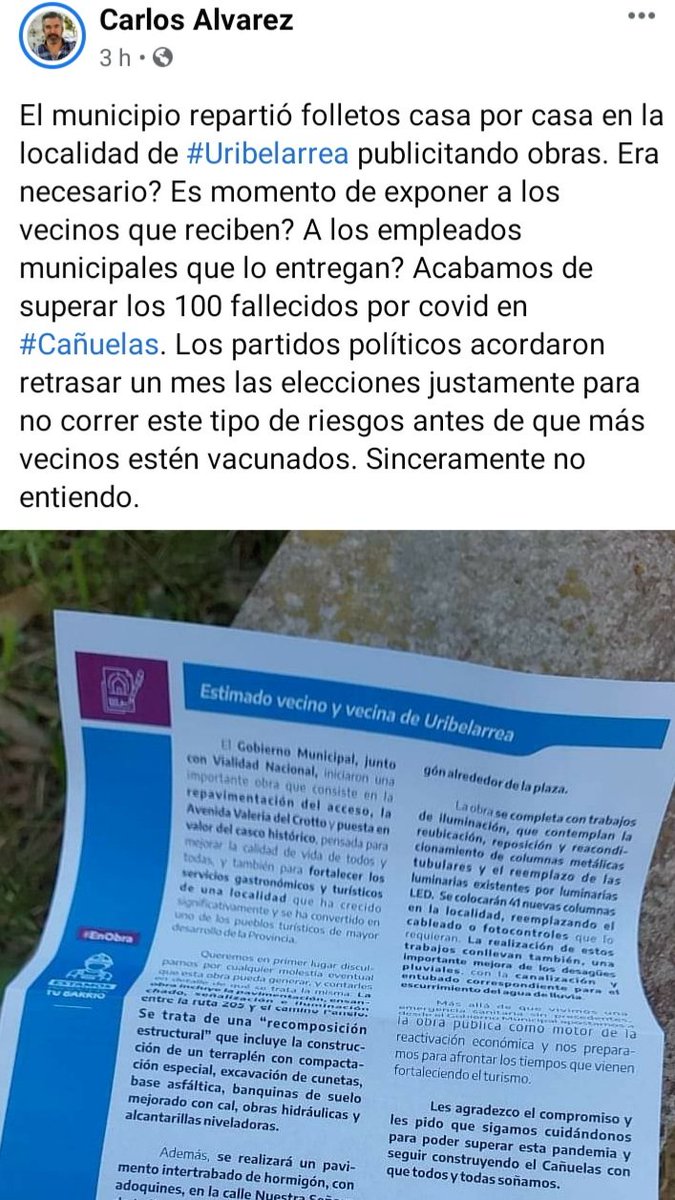 mamazzanti's tweet photo. Las actividades al aire libre están permitidas @calvarezfp con igual lógica podrías haberte expresado en las frecuentes marchas contra el gobierno o también cuando secretarixs del bloque de tu pertenencia política convocaban a movilizarse por la educación presencial #coherencia https://t.co/p73AUF8jzF