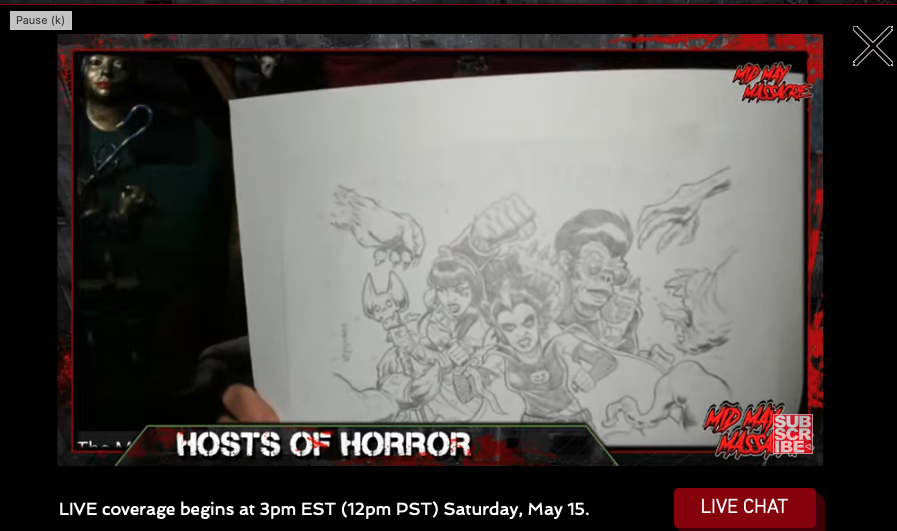 disgruntmonkey's tweet photo. That was wonderful! Thanks again @Dastmalchian / Doctor Fearless for bringing all these fantastic #HorrorHosts together. #Svengoolie #LoveSven https://t.co/PMEzmz5hzy