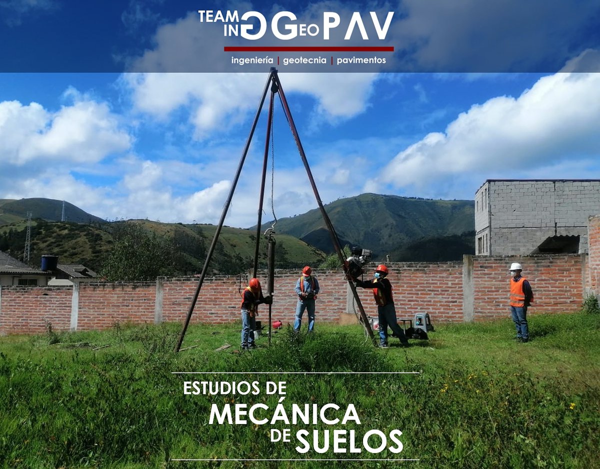 #TeamInggeopav. El buen trabajo en equipo es algo que nos caracteriza.

Somos especialistas en #EstudiosdeMecánicadeSuelos

"TODO PROYECTO NECESITA UNA BUENA BASE" 👷‍🏭🏢 15 años de experiencia, contáctenos:
🌐 inggeopav.com
📱 0969402222 - 0989577865 - 0998681803