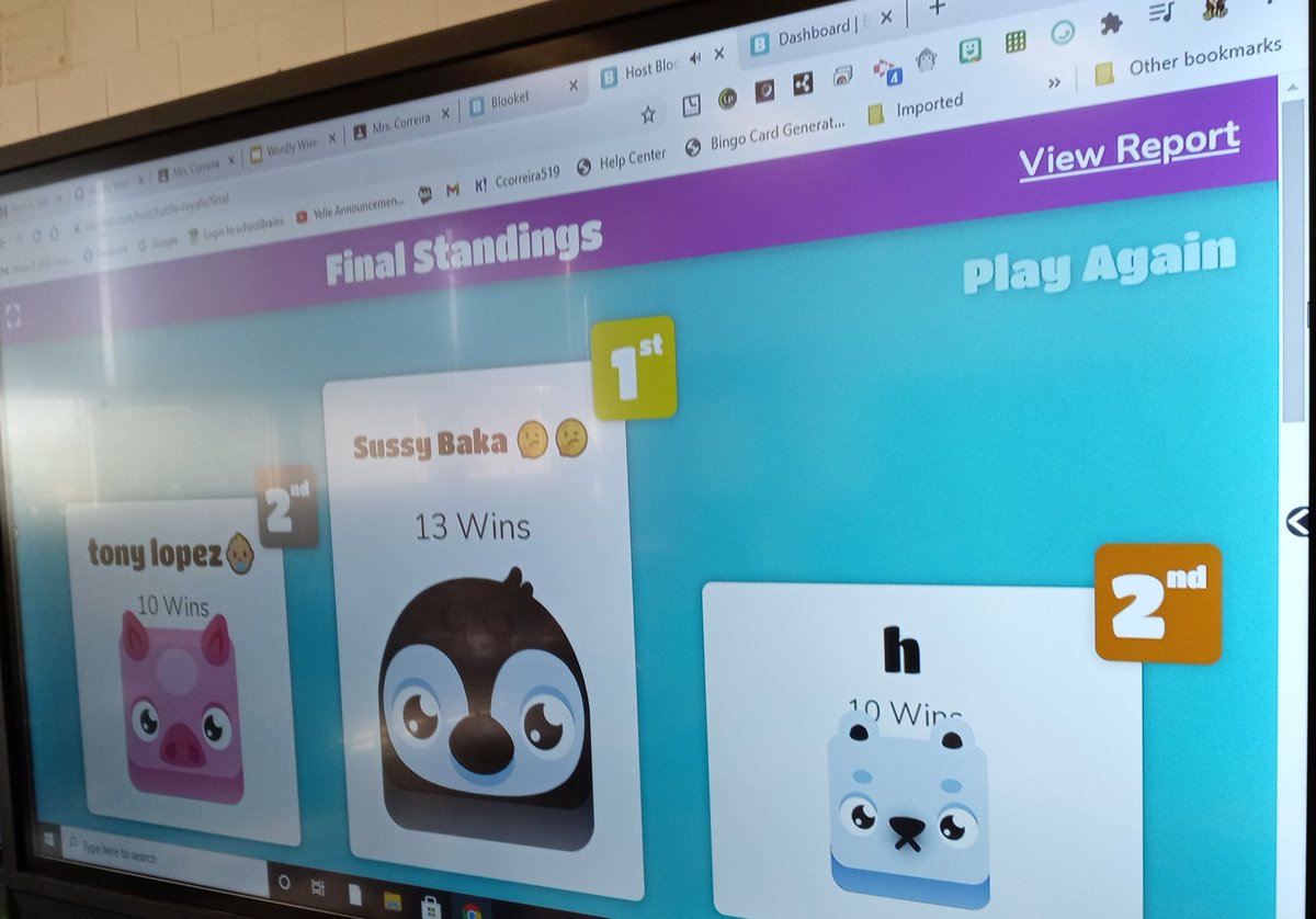 MrsCorreiraHAY's tweet image. Thx @MrsWinters_HAY for introducing me to @PlayBlooket in April! The excitement is contagious! 😃😜Kids are literally cheering &amp;amp; jumping out of their seats playing! @kwinsper #TechNPS #HAYNation