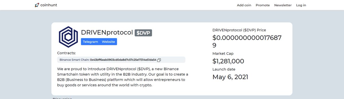 DRIVENecosystem's tweet photo. 📣 WE ARE LISTED ON COINHUNT!!!!!!!

✅GO VOTE US: https://t.co/kn7N9mrsf2

#DRIVENprotocol $DVP #BSC #BNB #BinanceSmartChain https://t.co/K3hL5i6TdM