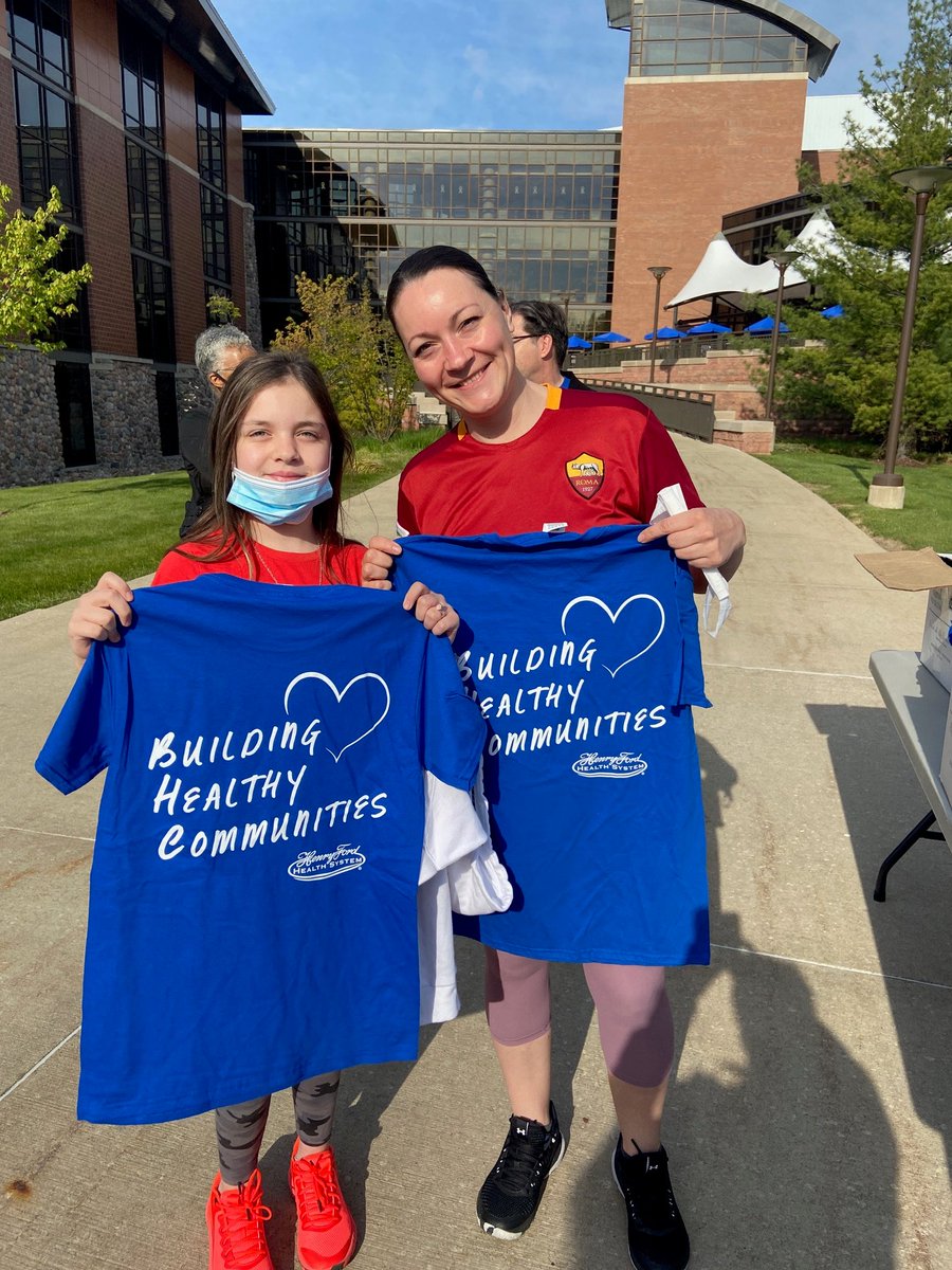 HenryFordHealth's tweet photo. We are #AllForHealthyHearts today while walking the Path to Wellness in support of the #DetroitHeartWalk ❤👣 Tag us in your pics! https://t.co/JSP1QEZrQM