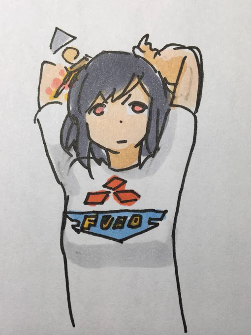 扶桑さんが変なTシャツを作っては配っているという脳内設定 
