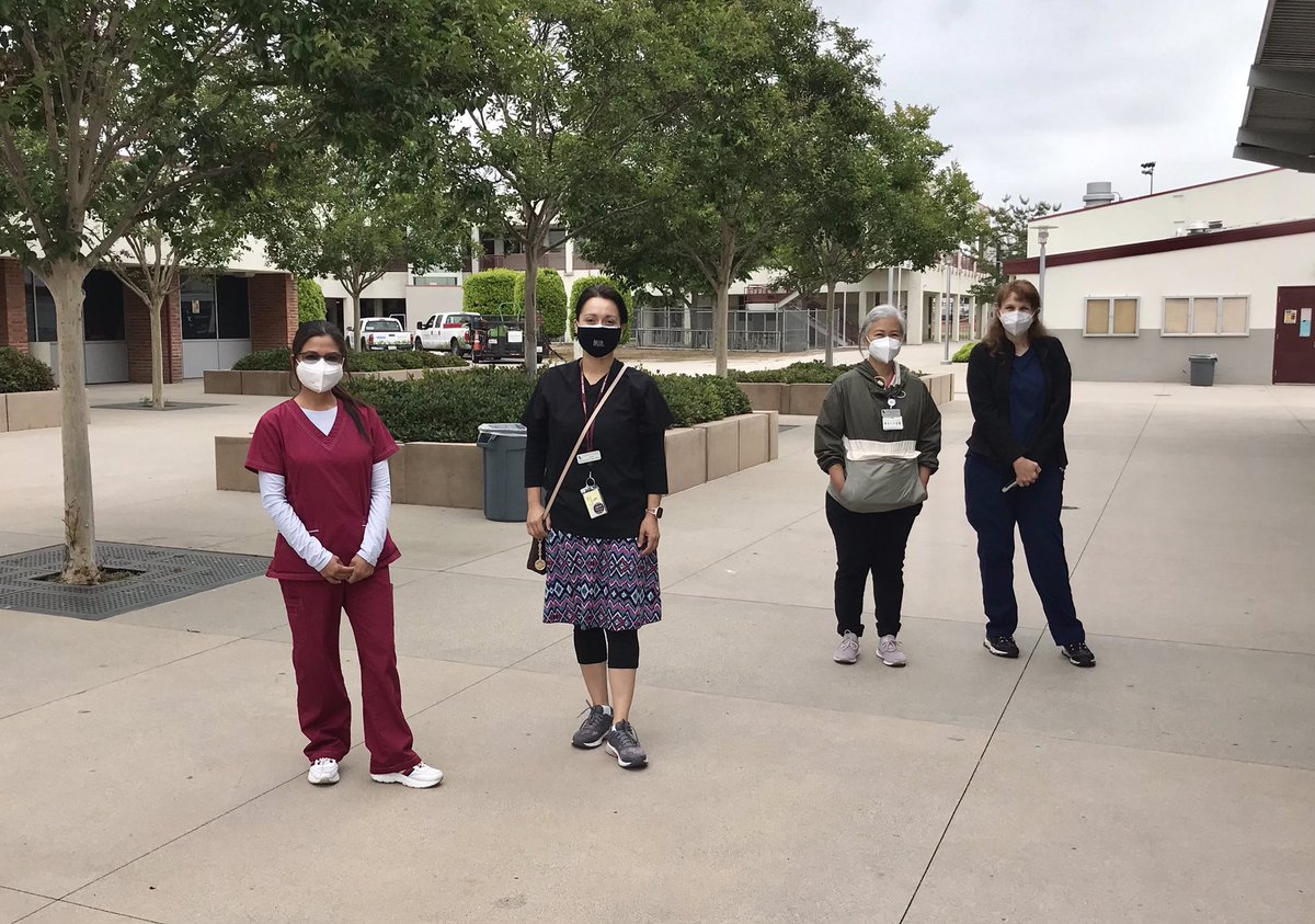 Wrapping up the AUSD COVID-19 vaccination clinic with just about 900 doses administered! So grateful to @AlbertsonsRX and all of these amazing volunteers who helped make this possible!! @themsdillman #ThisIsOurShot