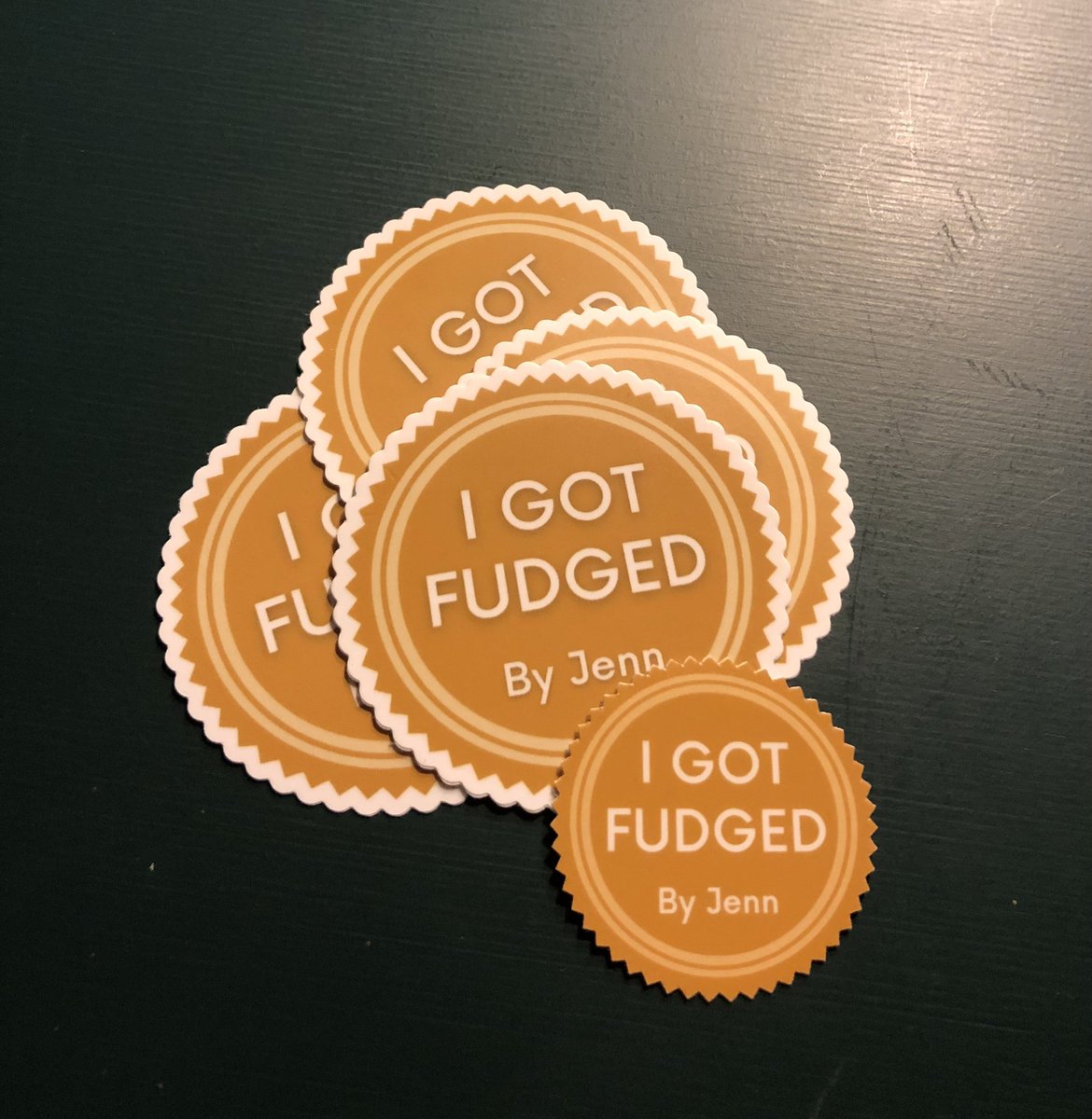 fudge_by_jenn's tweet photo. Just when you think fudge can’t get any better. @stickermule 
#FudgeThis #FudgeThat #FudgeByJenn https://t.co/IK93Nkl6Qo