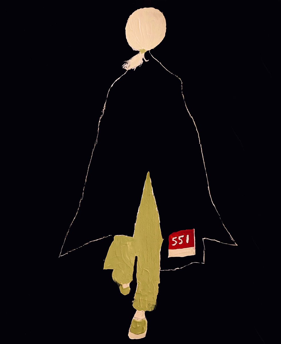 「駅前でマントを羽織った女性 」|Shuhei Tsuda 津田周平のイラスト