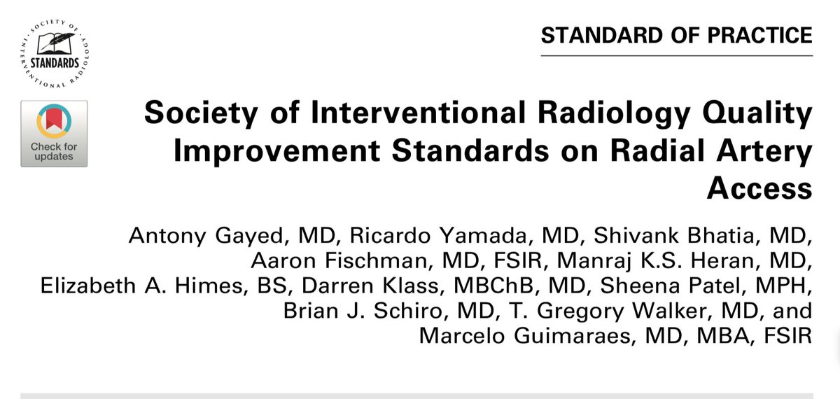 #Hotoffthepress.  . <a href="/bonesz/">Aaron Fischman MD | Interventional Radiologist</a> representing <a href="/MountSinaiIR/">Mount Sinai IR</a> and <a href="/MountSinaiDMIR/">Mount Sinai Diag, Molecular, and Interv Radiology</a> to define quality standards for #radialfirst