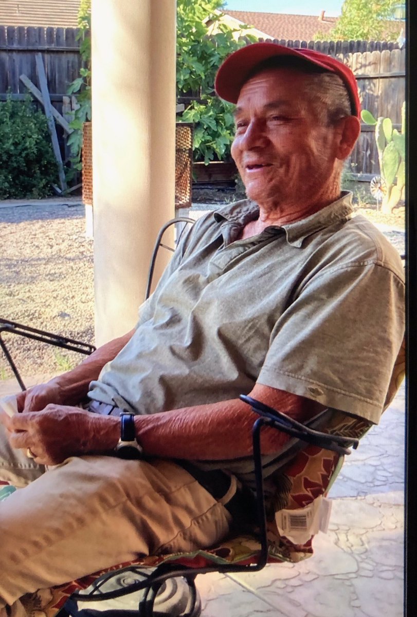 Missing person- Manuel Villarreal is a Hispanic male, 5’ 5”, 145 lbs., gry hair, brn. eyes. Last seen yesterday afternoon wearing a light colored polo shirt and tan pants (as seen in the picture). Manuel was driving a white 2016 Nissan Frontier pick-up. 734-8116