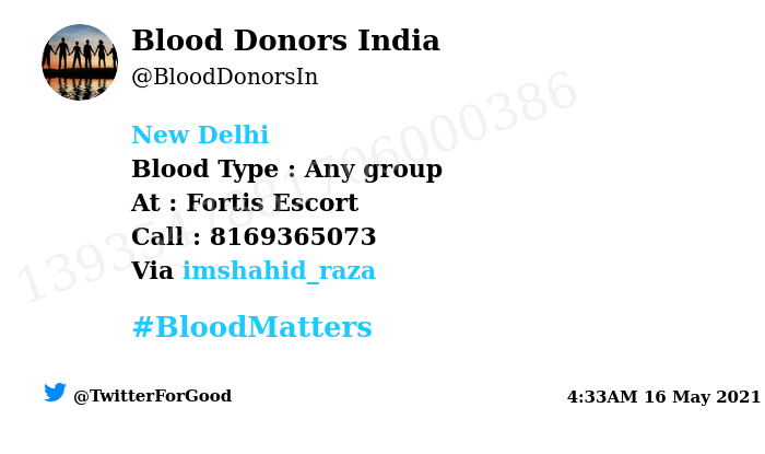 BloodDonorsIn tweet picture
