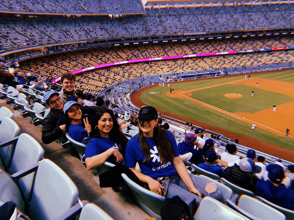 Thank you <a href="/Dodgers/">Los Angeles Dodgers</a>! For the last year, you’ve hosted one of the largest COVID testing and vaccination sites in the world. The <a href="/Curative/">Curative</a> team is here tonight, which feels symbolic and full circle, to celebrate the return of baseball.