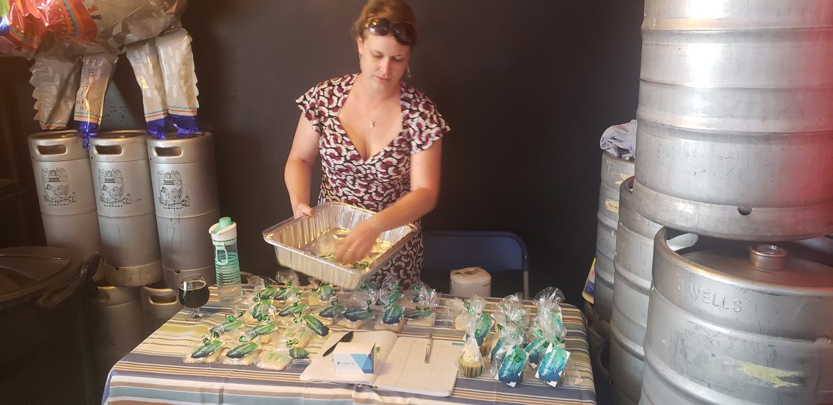 Watching my wife achieve step one on of her goals means more than a good comedy show. (Which it was) I'm so proud of <a href="/HeatherToothman/">Heather Toothman BA 🟧</a>! Go check what she makes on <a href="/BakesPanda/">TipsyPandaBakes🐼</a>! Everyone tonight loved her baking! pic.x.com/bNtKbSxW7T