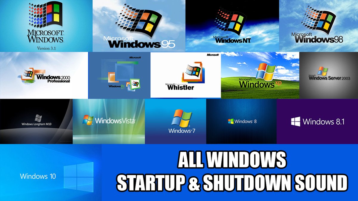TechBallBD's tweet image. All Windows Startup &amp;amp; Shutdown Sounds 2021 - Windows 3.1 to Windows 10 - TechBall
youtube.com/watch?v=gfFBFg…

#Windows_Startup_Sounds #Windows_Shutdown_Sounds #2021 #TechBall