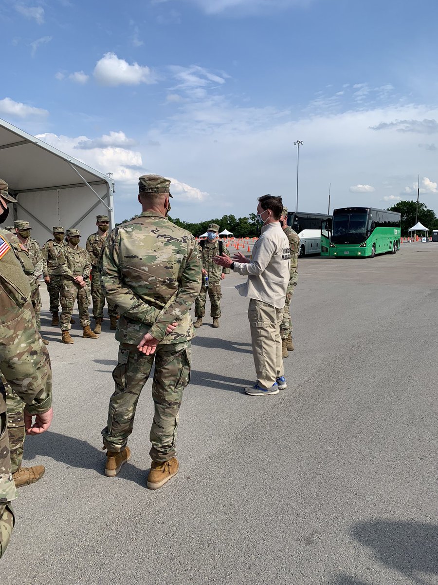 JudgeClayJ's tweet photo. Thank you Lt Col Talbot, @FortRiley #Fighting1st for your tremendous service to our community and 🇺🇸! 
It’s been an honor. 
You helped vaccinate 470,000 @fairpark in an equitable way and saved countless lives. 
May God Bless You wherever you go. Enjoy your well deserved leave👍 https://t.co/m8ZUakOMTL