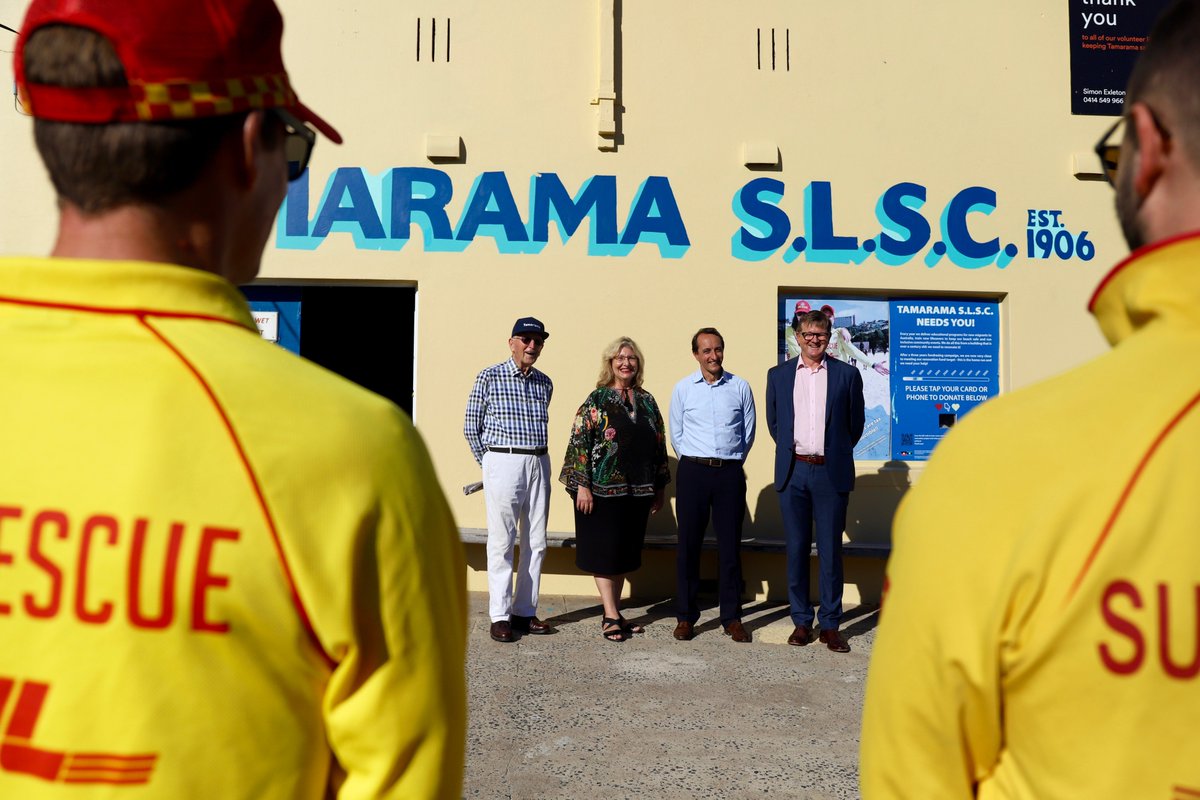 TamaramaSLSC's tweet photo. Clubhouse renovations are set to go with
Club Patron Henry Hourihan, Waverley Mayor Paula Masselos, Federal MP Dave Sharma &amp; Club President Tim Murray celebrating the start of the club’s much-needed renovations. See the plans for the new club https://t.co/Vaue8V0nck https://t.co/jr7pXtfJFH